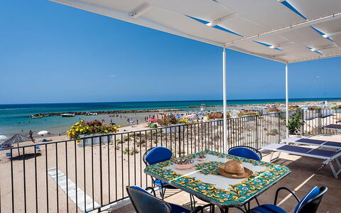 Semesterboende Onda: Balkong / terrass / uteplats, Utomhus