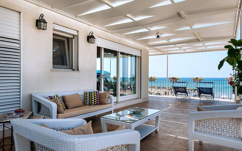 Semesterboende Onda: Balkong / terrass / uteplats, Utomhus