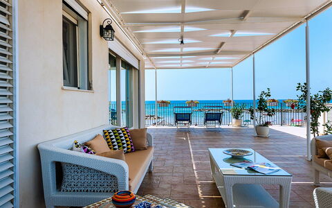 Semesterboende Onda: Balkong / terrass / uteplats, Utomhus