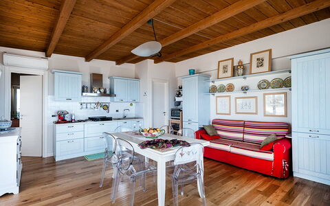 Semesterboende Onda: Kök, Lunchrum, Vardagsrum