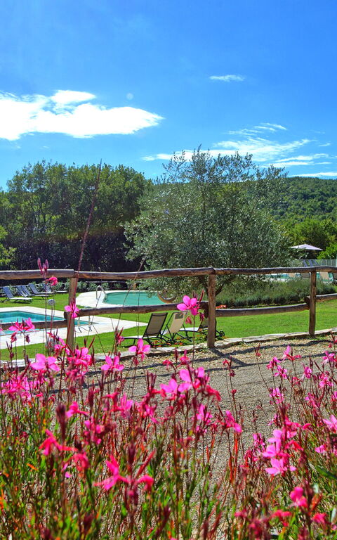 Borgo Mulignone: slå samman, Trädgård