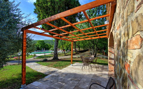 Semesterboende Mulignone 1: Exteriör, Utomhus