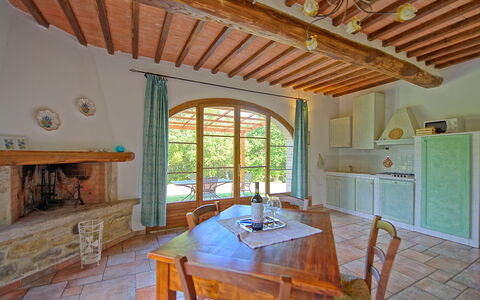 Semesterboende Mulignone 2: Kök, Lunchrum, Vardagsrum