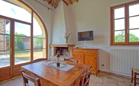 Semesterboende Mulignone 3: Lunchrum, Vardagsrum