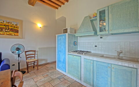 Semesterboende Mulignone 10: Kök, Lunchrum, Vardagsrum