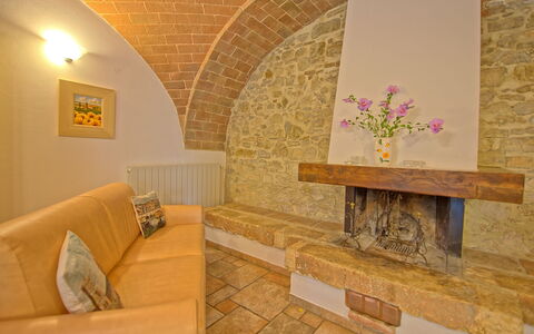 Semesterboende Mulignone 6: Vardagsrum