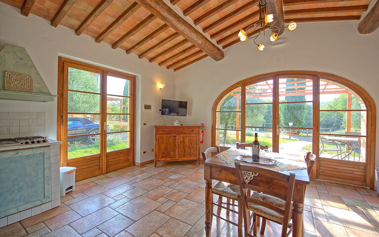 Semesterboende Mulignone 1: Lunchrum, Vardagsrum