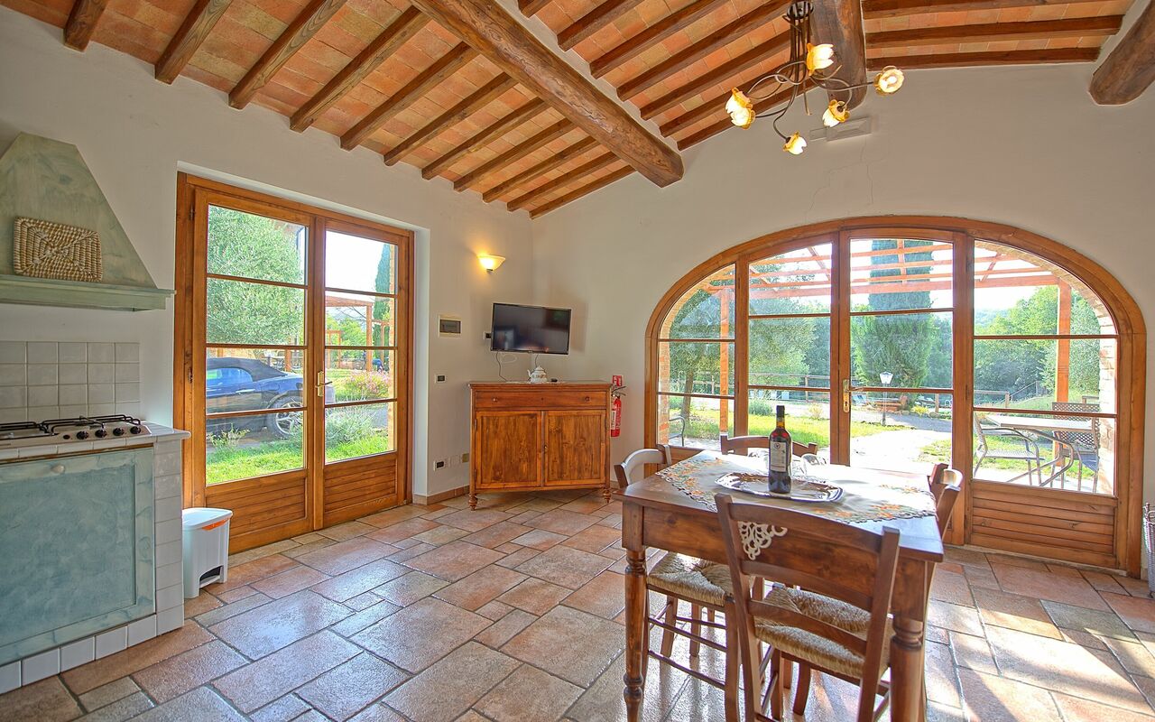 Semesterboende Mulignone 1: Lunchrum, Vardagsrum