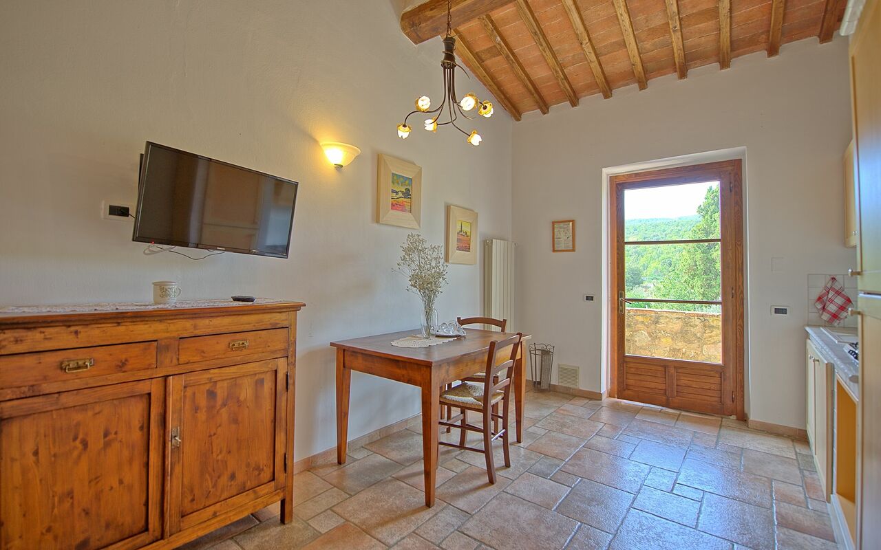 Semesterboende Mulignone 15: Lunchrum, Vardagsrum