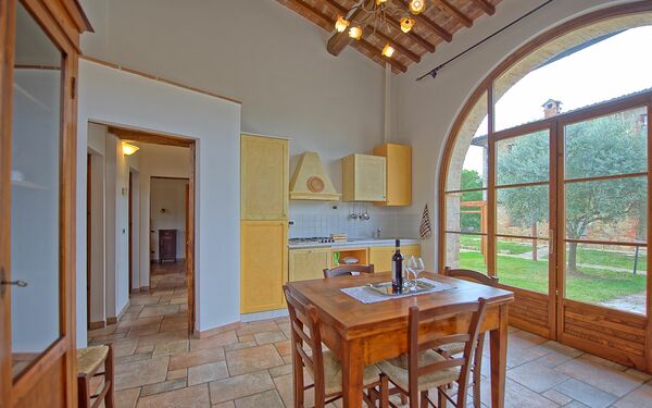 Semesterboende Mulignone 3: Kök, Lunchrum, Vardagsrum