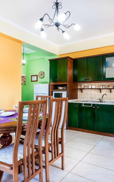 Beachfront Villa Rania: Kök, Lunchrum