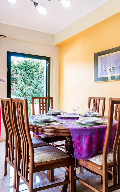 Beachfront Villa Rania: Lunchrum