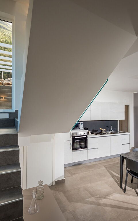 Villa Scire: Kök, Lunchrum