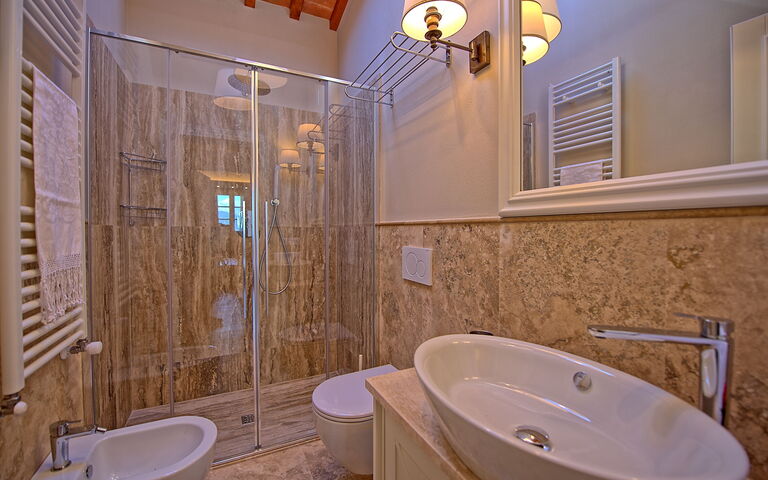 Semesterboende Sole Di Vino - 4: Badrum