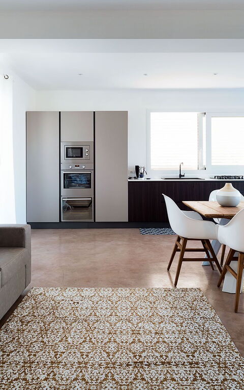 Villa San Lorenzo Palma: Kök, Lunchrum, Vardagsrum