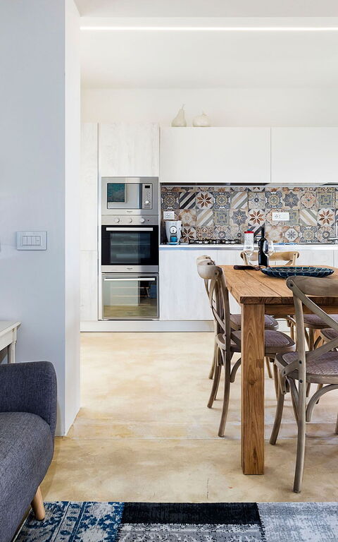 Villa San Lorenzo Lavanda: Kök, Lunchrum, Vardagsrum