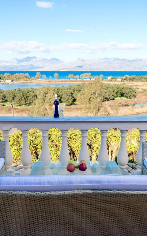 Villa Corfu Panorama: Balkong / terrass / uteplats, Visningar