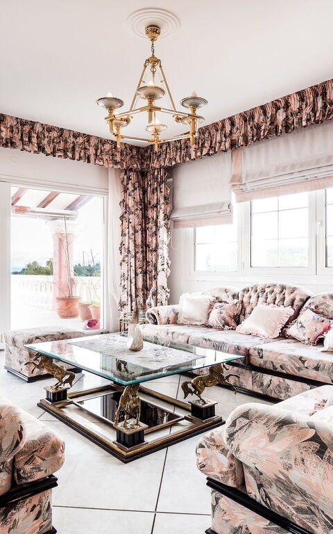 Villa Corfu Panorama: Vardagsrum