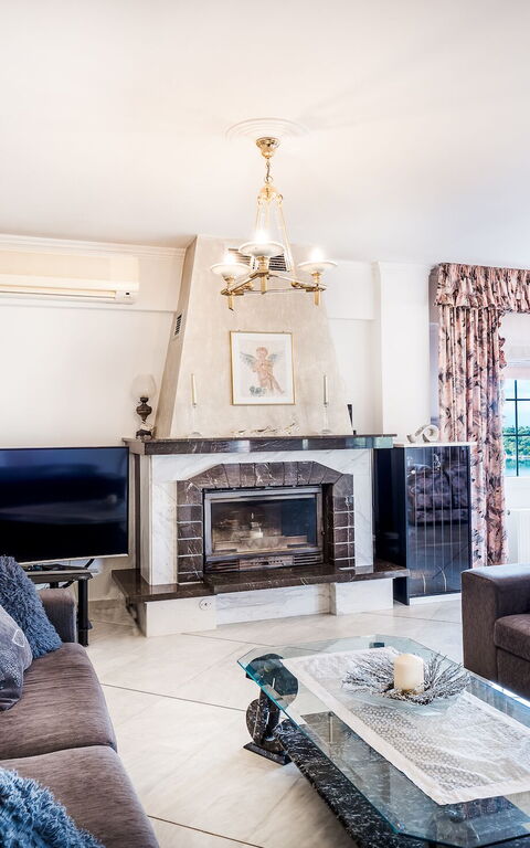 Villa Corfu Panorama: Vardagsrum