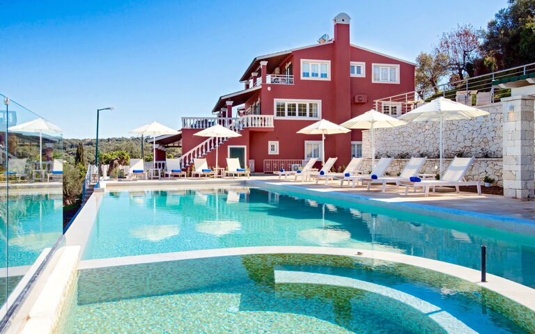 Villa Corfu Panorama: slå samman, Utomhus