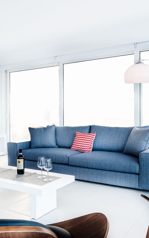 Villa Athena: Kök, Lunchrum, Vardagsrum