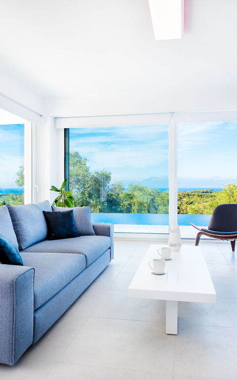 Villa Nafsika: Vardagsrum