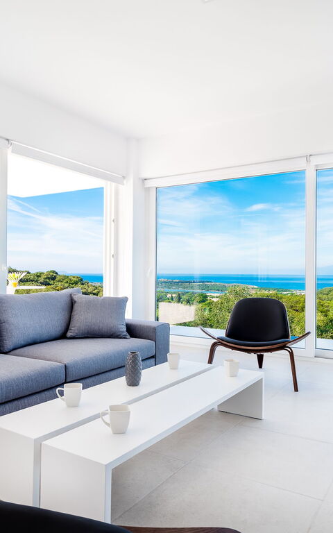 Villa Nafsika: Vardagsrum