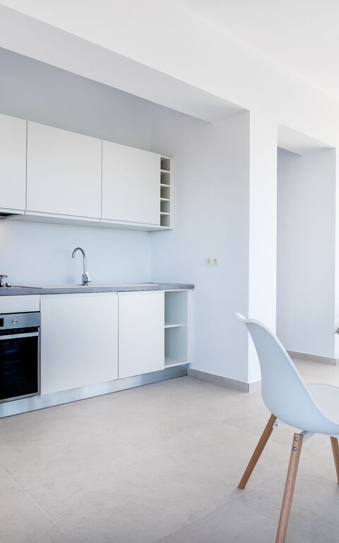 Villa Nafsika: Kök, Lunchrum