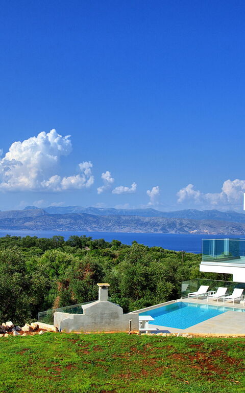 Villa Nafsika: Exteriör, slå samman, Trädgård, Visningar