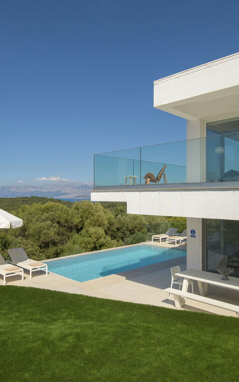 Villa Nafsika: Exteriör, slå samman, Trädgård, Utomhus, Visningar