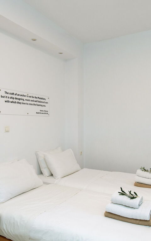 Villa Nafsika: sovrum