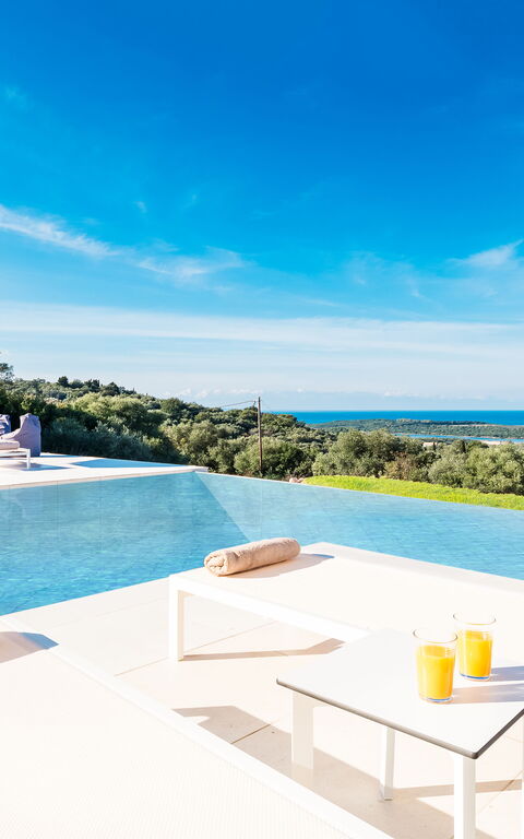 Villa Arete: slå samman, Trädgård