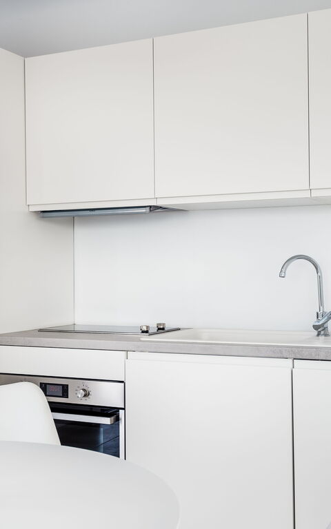 Villa Arete: Kök, Lunchrum, Vardagsrum