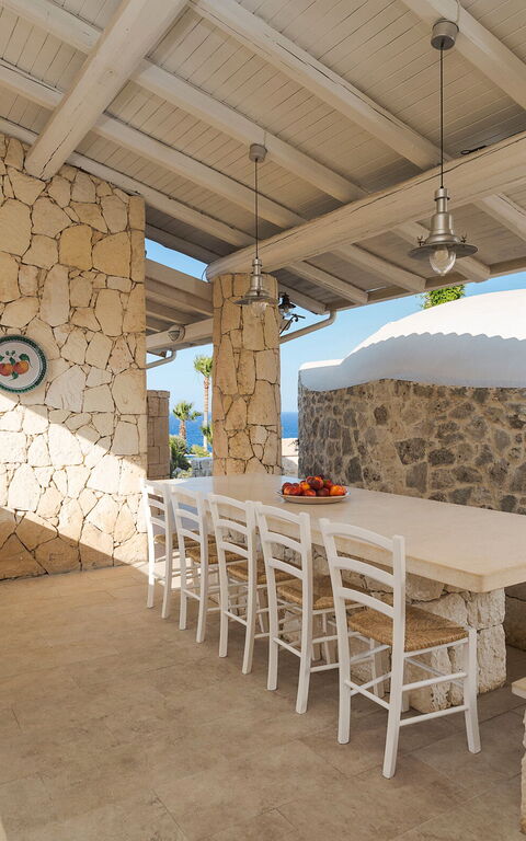 Villa Del Mito: Balkong / terrass / uteplats, Exteriör, Kök, Utomhus