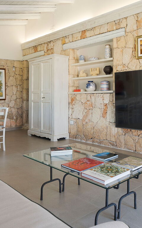 Villa Del Mito: Lunchrum, Vardagsrum