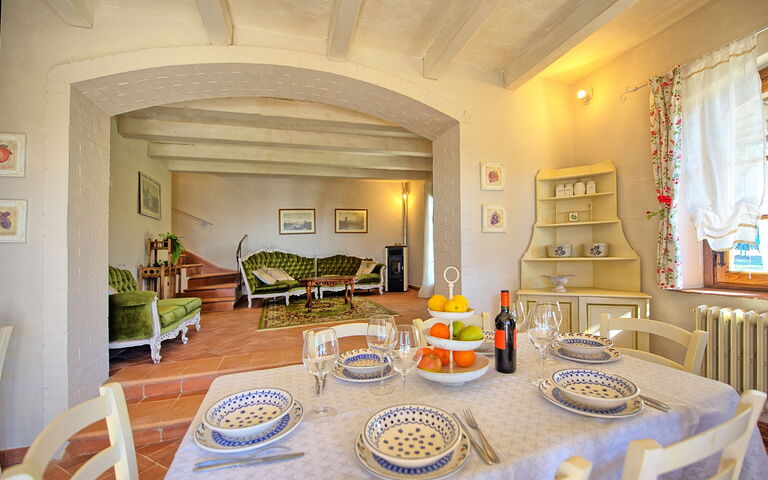 Casa Fioraie: Lunchrum, Vardagsrum