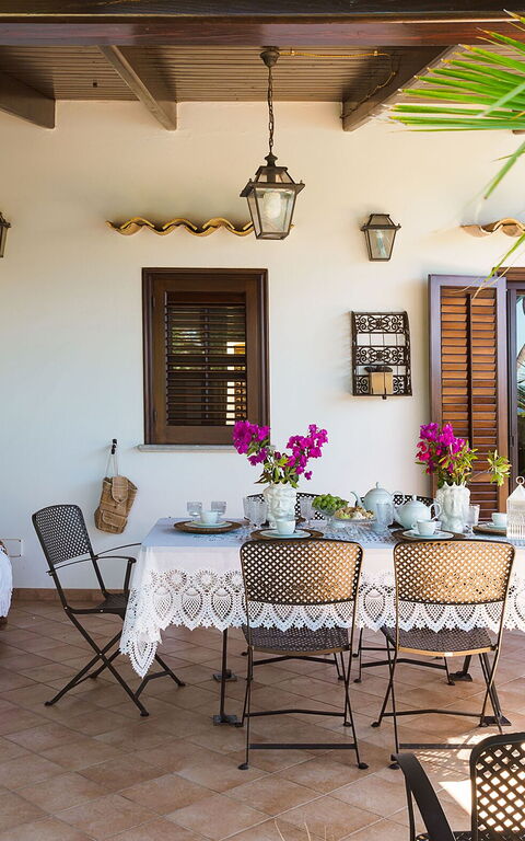 Villa Cala Mancina: Utomhus