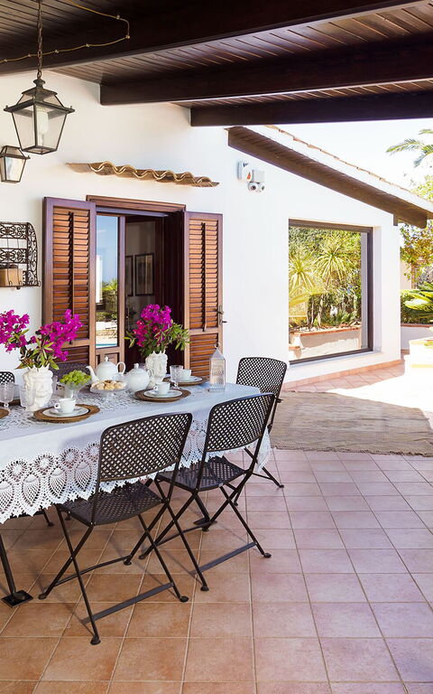 Villa Cala Mancina: Utomhus