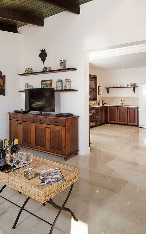 Villa Cala Mancina: Vardagsrum