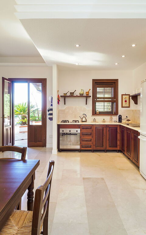 Villa Cala Mancina: Lunchrum