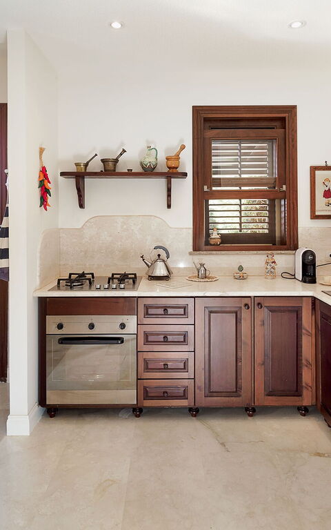 Villa Cala Mancina: Kök