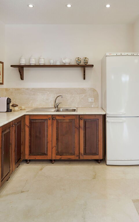 Villa Cala Mancina: Kök