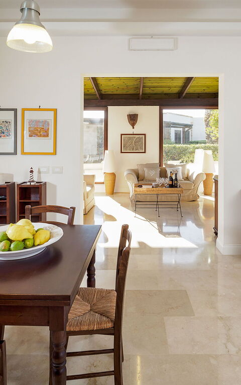 Villa Cala Mancina: Lunchrum