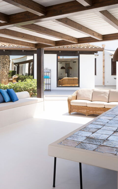 Villa Cala Mancina: Balkong / terrass / uteplats, Exteriör, Utomhus