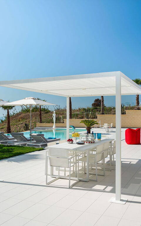 Villa Camemi: Balkong / terrass / uteplats, Sommar, Utomhus