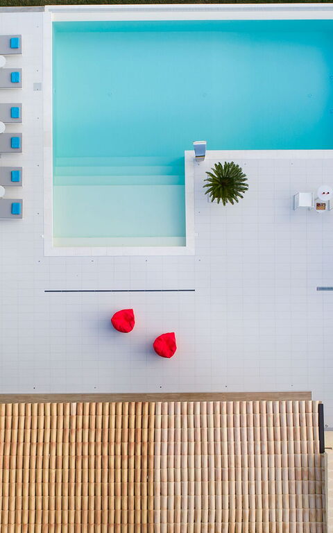 Villa Camemi: slå samman, Sommar, Utomhus