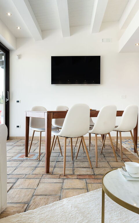 Villa Camemi: Kök, Lunchrum