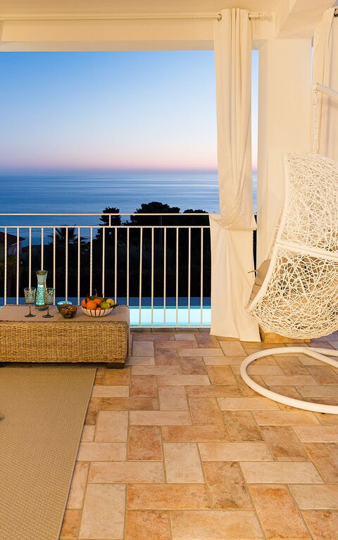 Villa Pales: Balkong / terrass / uteplats, Utomhus, Visningar