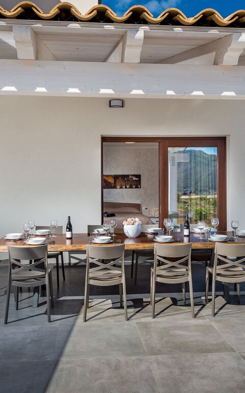 Villa Livreri: Balkong / terrass / uteplats, Utomhus