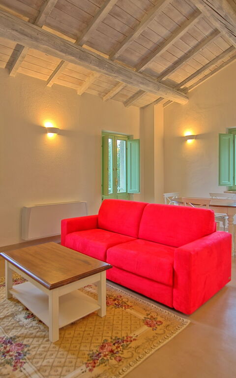 Villa Apollinare: Kök, Lunchrum, Vardagsrum